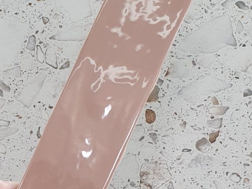 Ambra_Glossy_Pink_65x266_ceramic_subway_wall_tile_melbourne