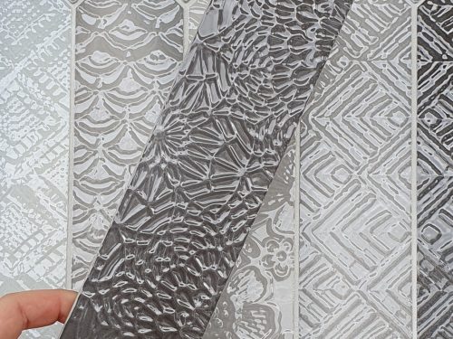 Cifre_ceramica_Optics_Decor_Antracite_65x322_picket_fence_ceramic_wall_tile_mitcham_tile_centre_melbourne_tiles_pattern_grey_charcoal