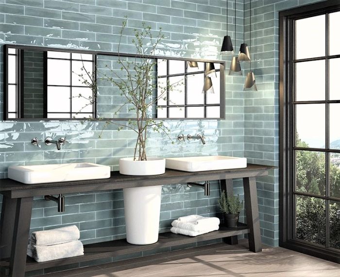 Opal_Turquoise_Gloss_lifestyle_photo_bathroom_ceramic_subway_wall_made_in_spain_green_mitcham_tile_centre_melbourne