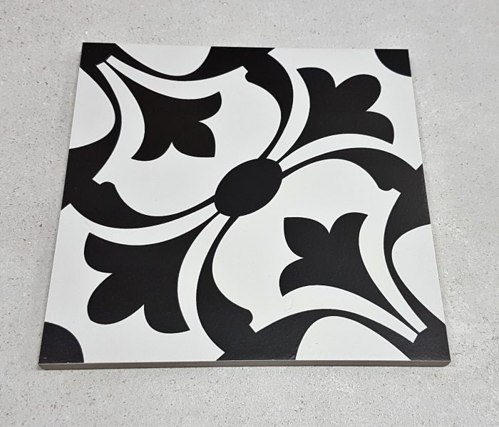 melbourne_vermont_valencia_black_white_ encaustic_look_porcelain_floor_tile_cement_Mitcham_tile_centre_nunawading
