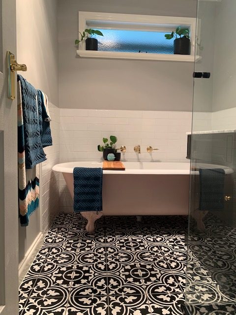 vermont_classic_black_white_ encaustic_look_porcelain_floor_tile_cement_Mitcham_tile_centre_nunawading_melbourne_lifestyle