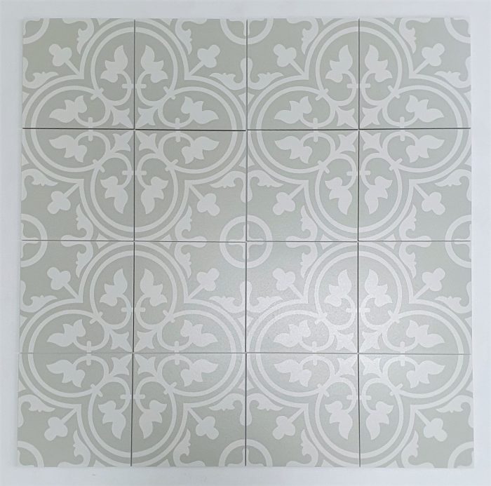vermont_classic_celadon_white_encaustic_look_porcelain_floor_tile_cenent_Mitcham_tile_centre_nunawading