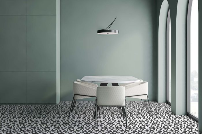 Kenthurst_Black_300x300_Encaustic_Look_Floor_Tile_Made_In_Australia_Mitcham_Tile_Centre_Tiles_Melbourne